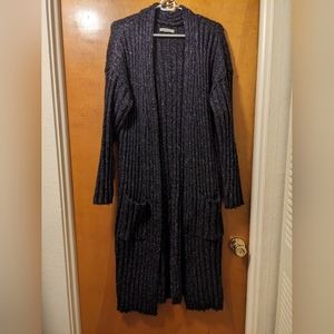 Ariat duster cardigan in charcoal